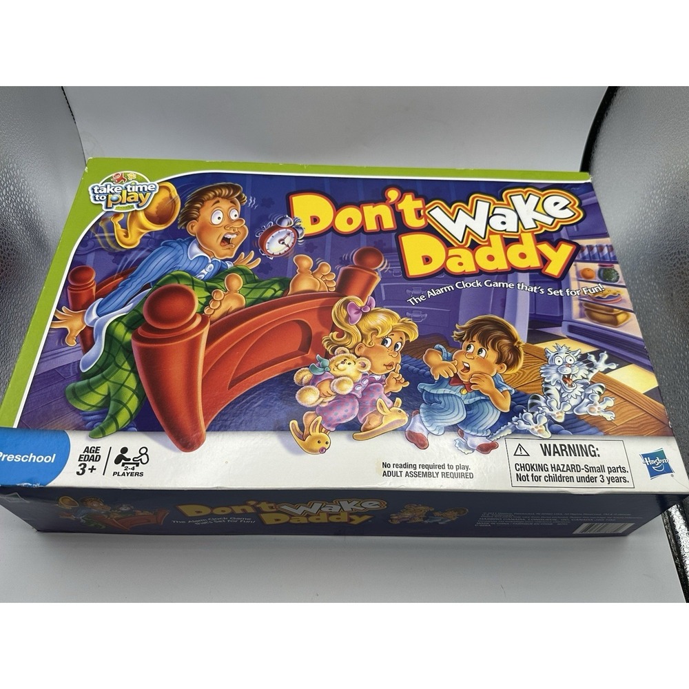 Don't Wake Daddy  Board Game by Milton Bradley 2011 COMPLETE Kids Game